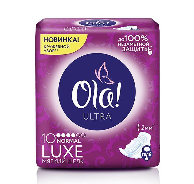 фото упаковки Ola! Ultra Luxe Normal прокладки Мягкий шелк