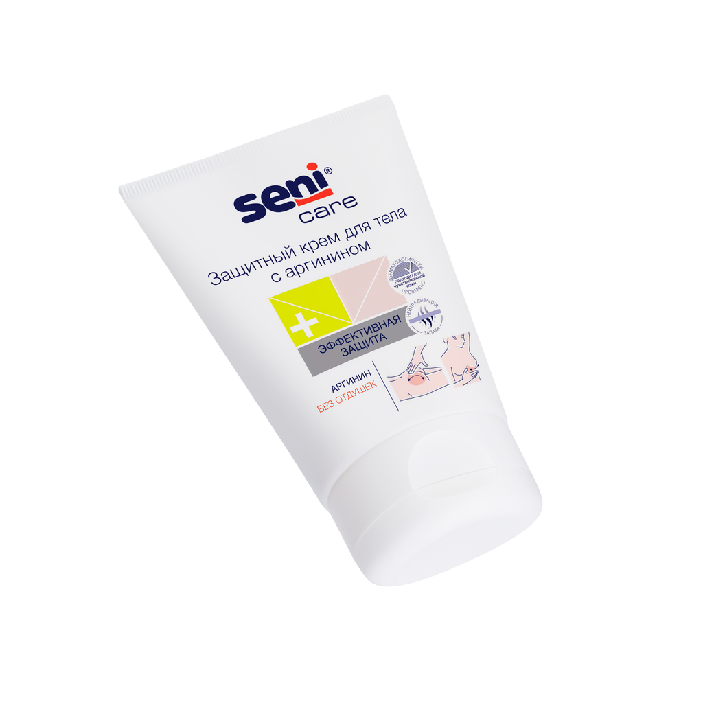 Seni Care Крем для тела защитный с аргинином, крем для тела, 100 мл, 1 шт.