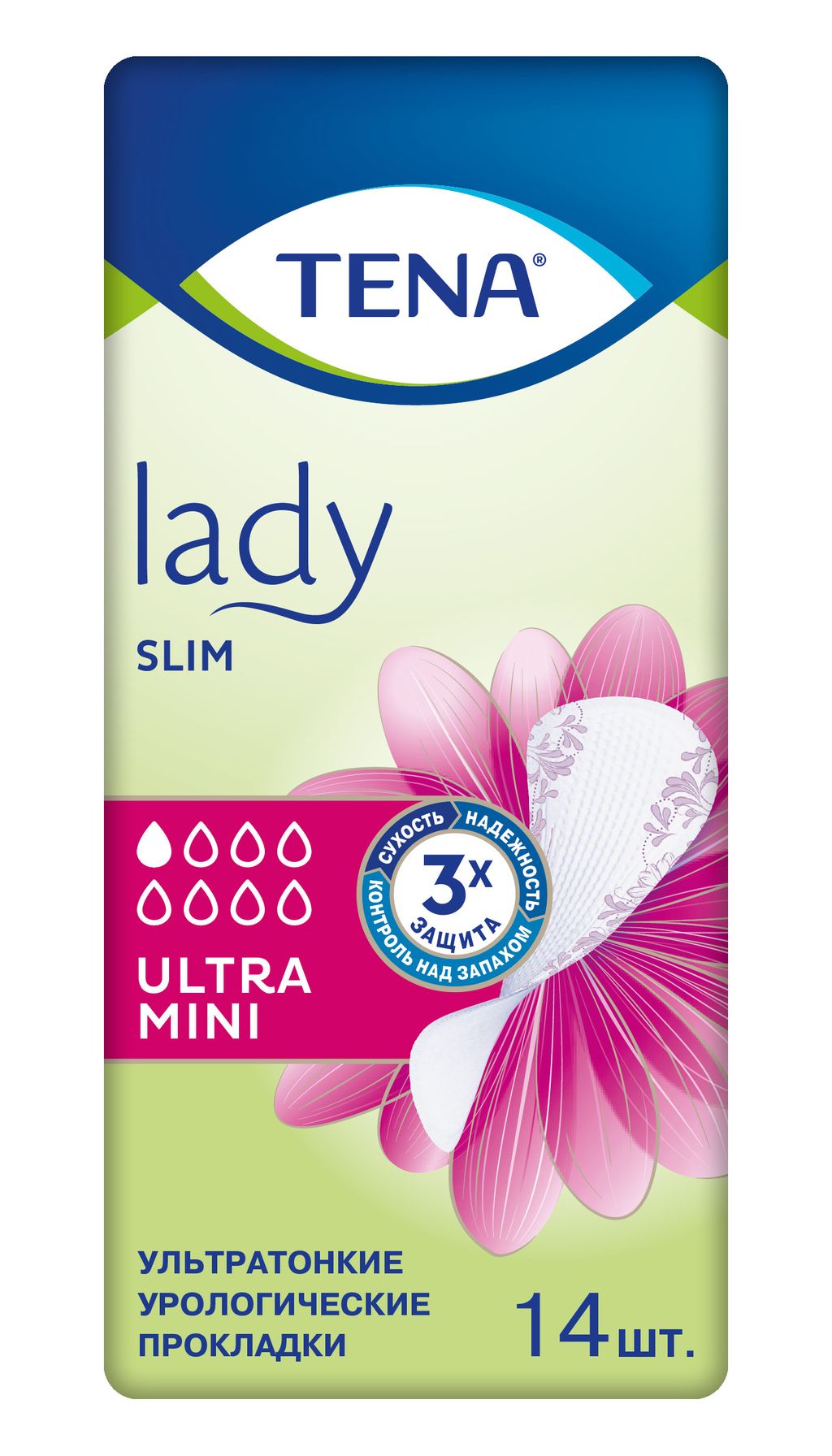 фото упаковки Прокладки урологические Tena Lady Slim Ultra Mini