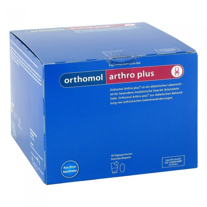 фото упаковки Orthomol ArthroPlus При заболеваниях суставов