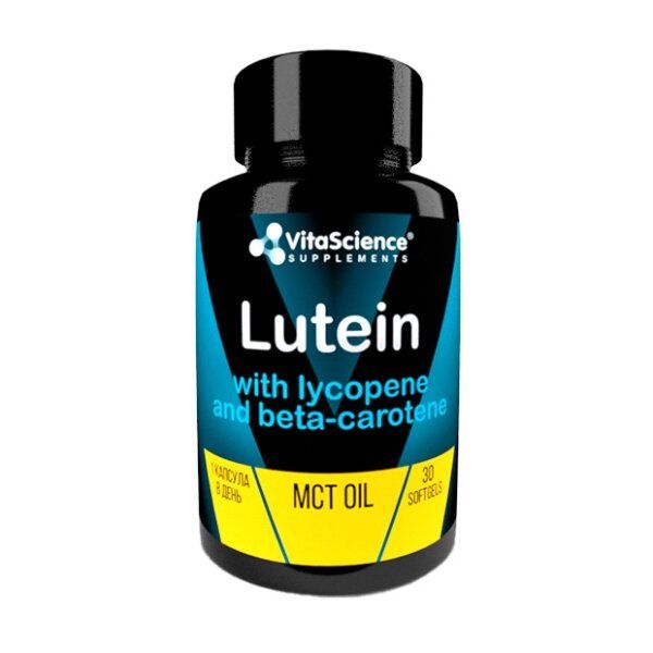 фото упаковки Vitascience Лютеин+ликопин+бета-каротин