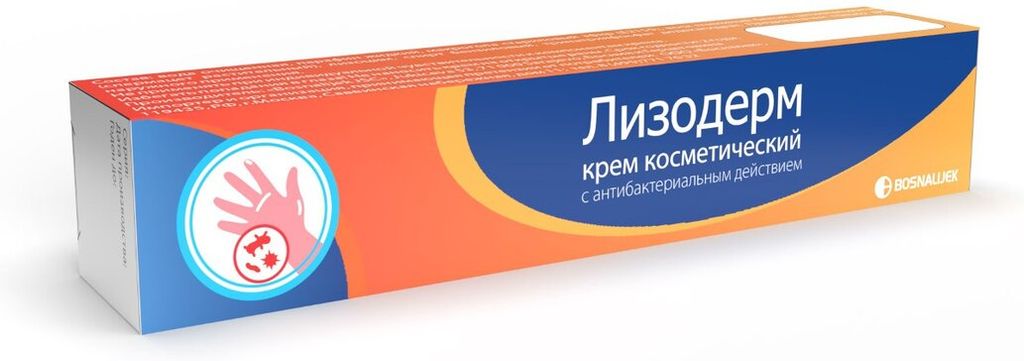 фото упаковки Лизодерм Крем с антибактериальным действием