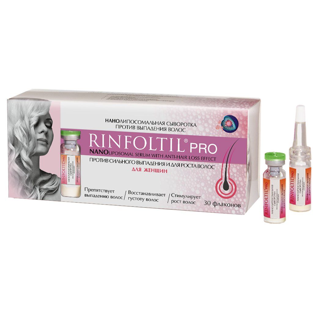 фото упаковки Rinfoltil pro против выпадения волос для женщин