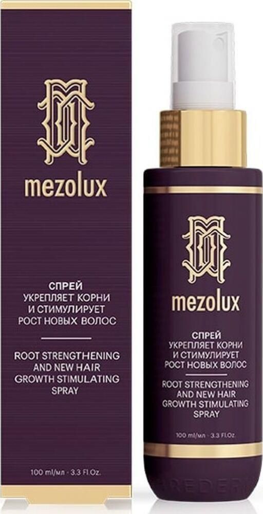 фото упаковки Librederm Mezolux Спрей для волос укрепляющий и  стимулирующий
