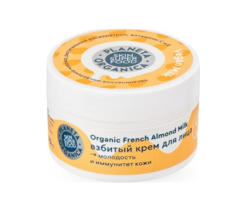 Planeta organica skin super food vegan milk Крем для лица взбитый, крем для лица, 70 мл, 1 шт.