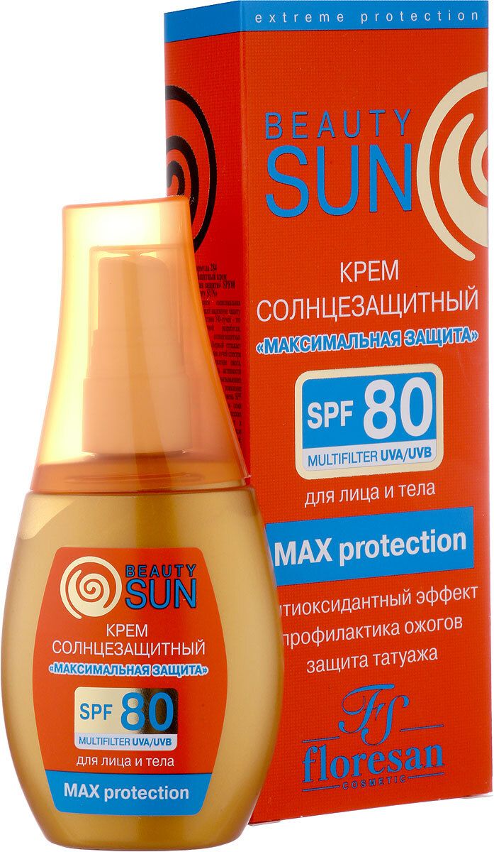 фото упаковки Floresan beauty sun крем солнцезащитный Максимальная Защита