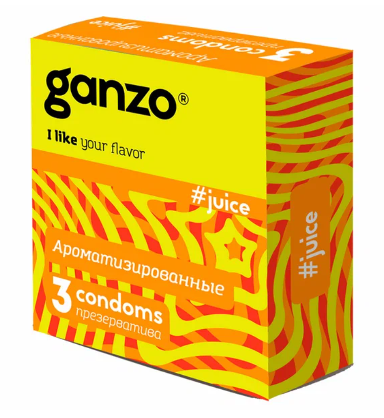 фото упаковки Ganzo Juice Презервативы ароматизированные