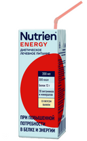 Nutrien Energy, для детей с 3 лет и взрослых, смесь для энтерального питания, ваниль, 200 мл, 1 шт.