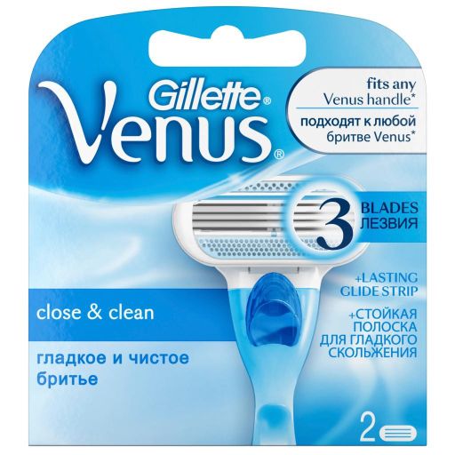 Gillette Venus Кассеты, для женщин, 2 шт.