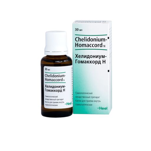 Хелидониум-Гомаккорд Н, капли для приема внутрь гомеопатические, 30 мл, 1 шт.
