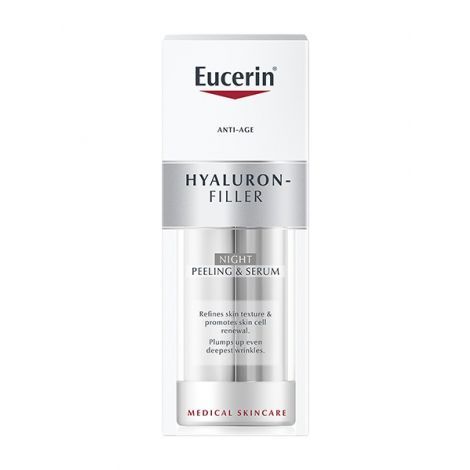 Eucerin Hyaluron-Filler Эксфолиант-сыворотка ночная, сыворотка, для всех типов кожи, 30 мл, 1 шт.