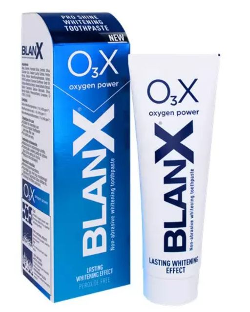 Blanx О3Х Паста зубная отбеливающая Сила кислорода, паста зубная, 75 мл, 1 шт.
