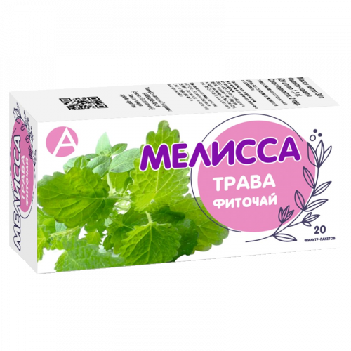 Мелиссы трава (БАД), фиточай, 1,5 г, 20 шт.