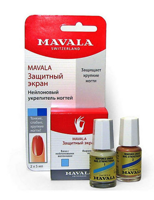 Mavala Защитный экран для ногтей Nail Shield, 5 мл, 2 шт.